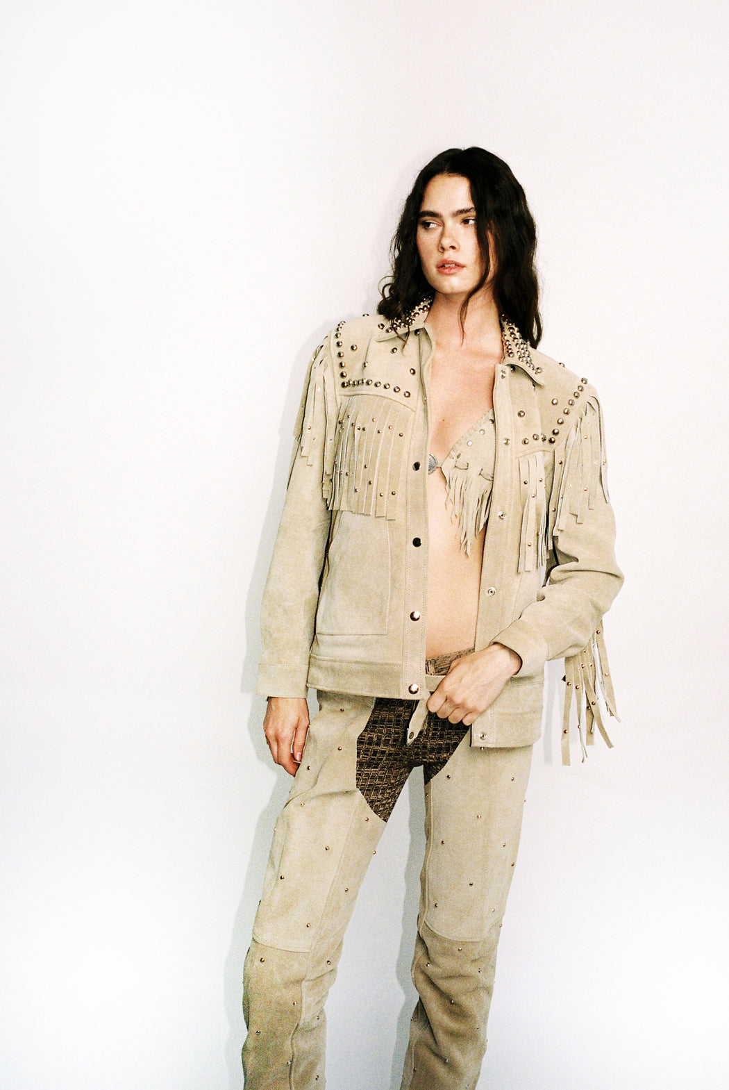 DUST DOME STUDDED CHAPS PANTS