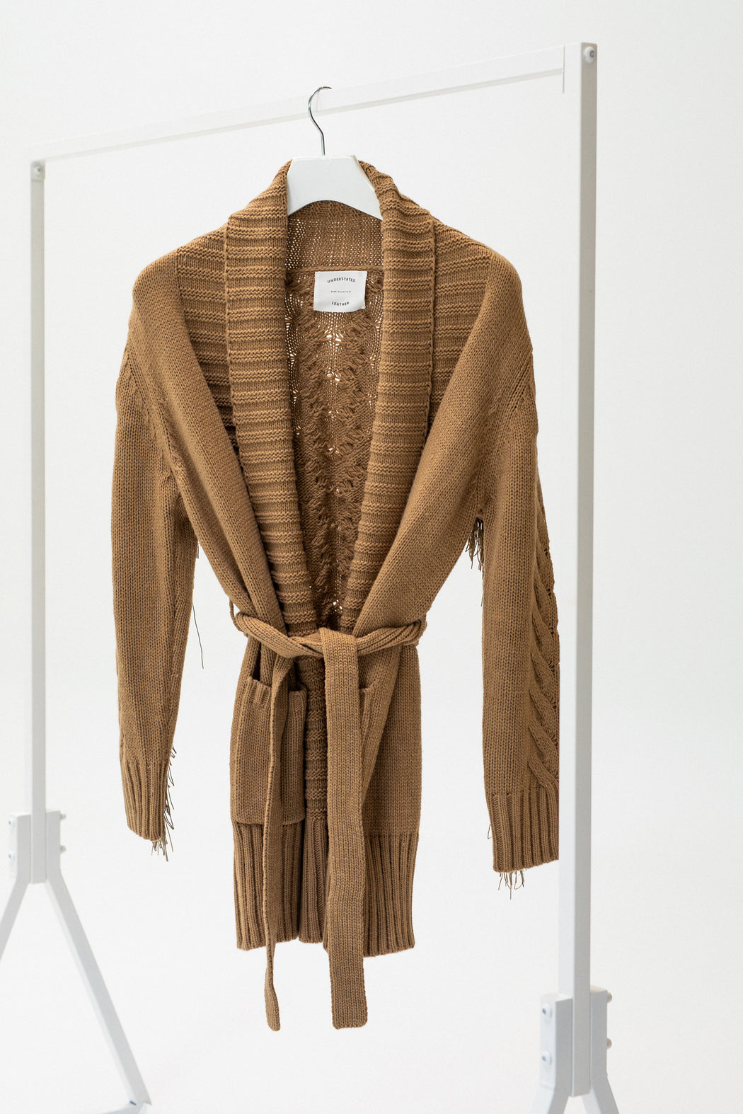 MIDI RODEO ROBE IN ALMOND