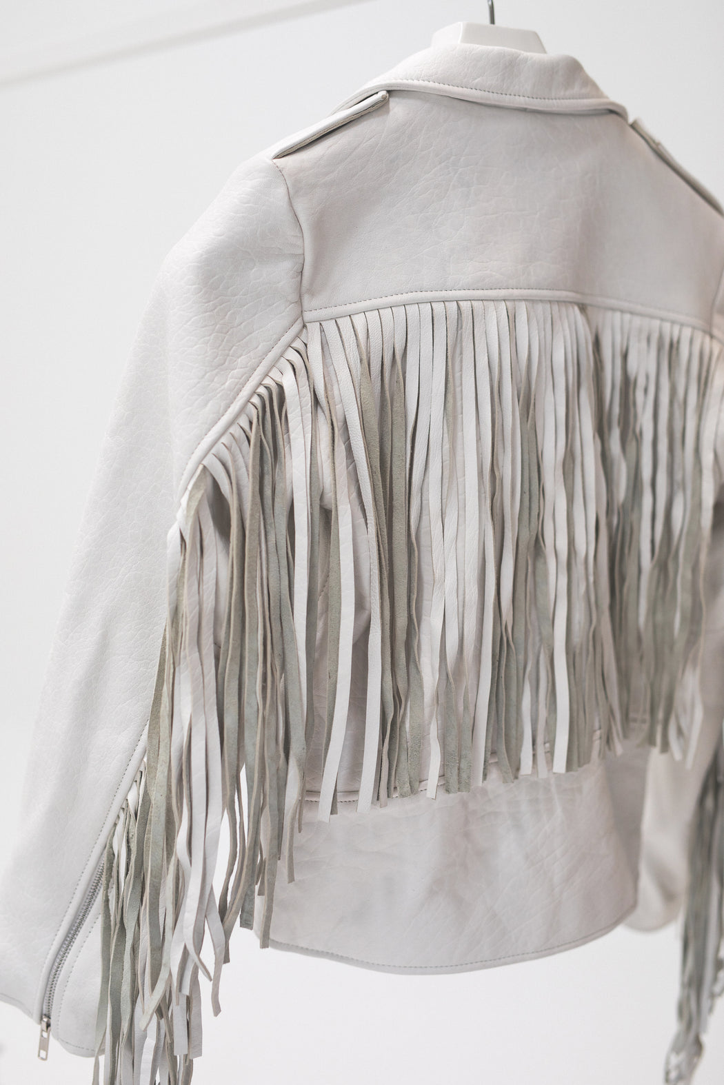 WHITE BADDIE JACKET