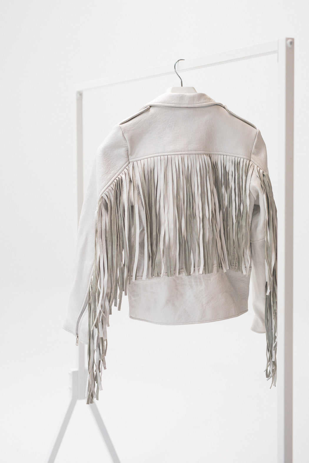 WHITE BADDIE JACKET