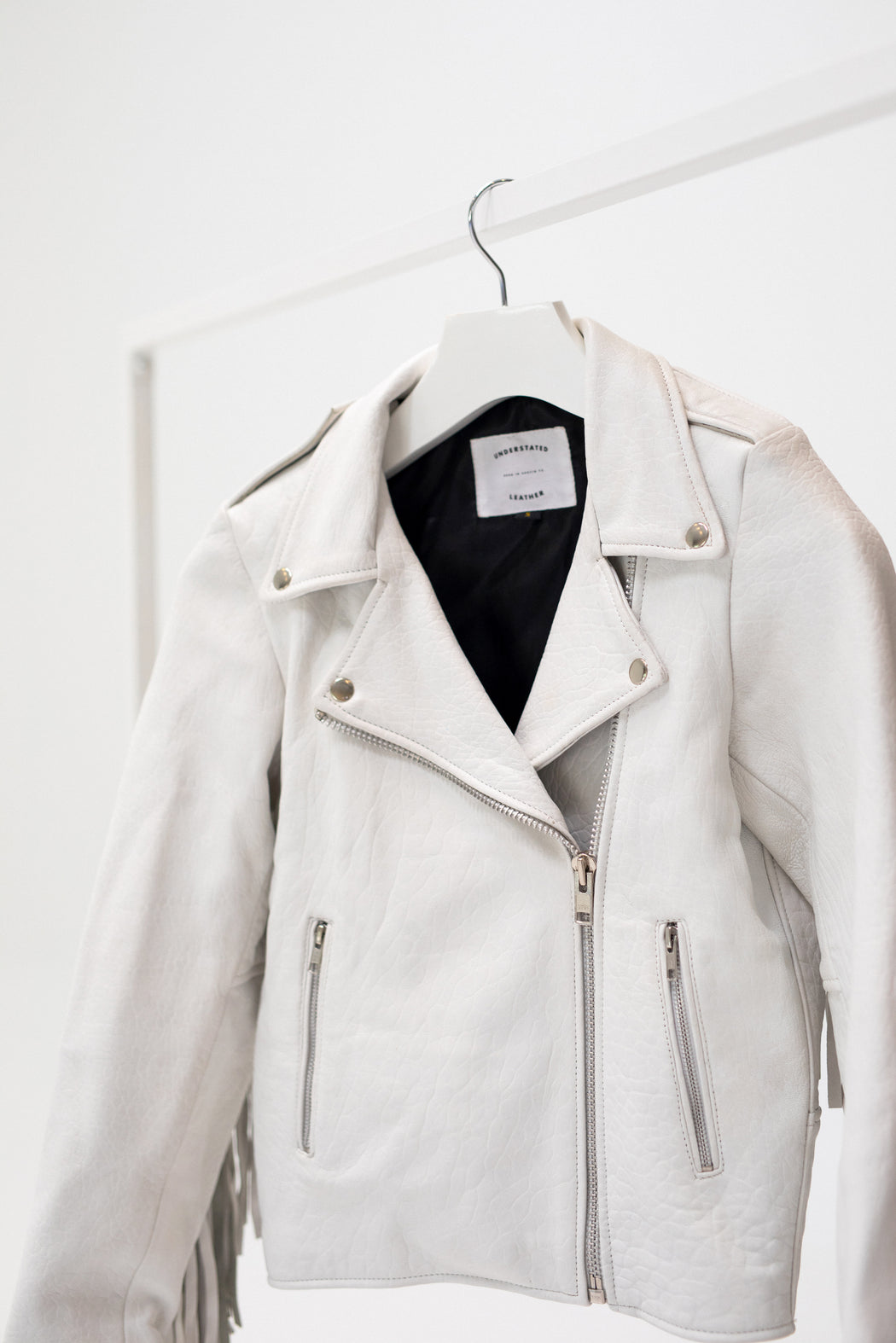 WHITE BADDIE JACKET