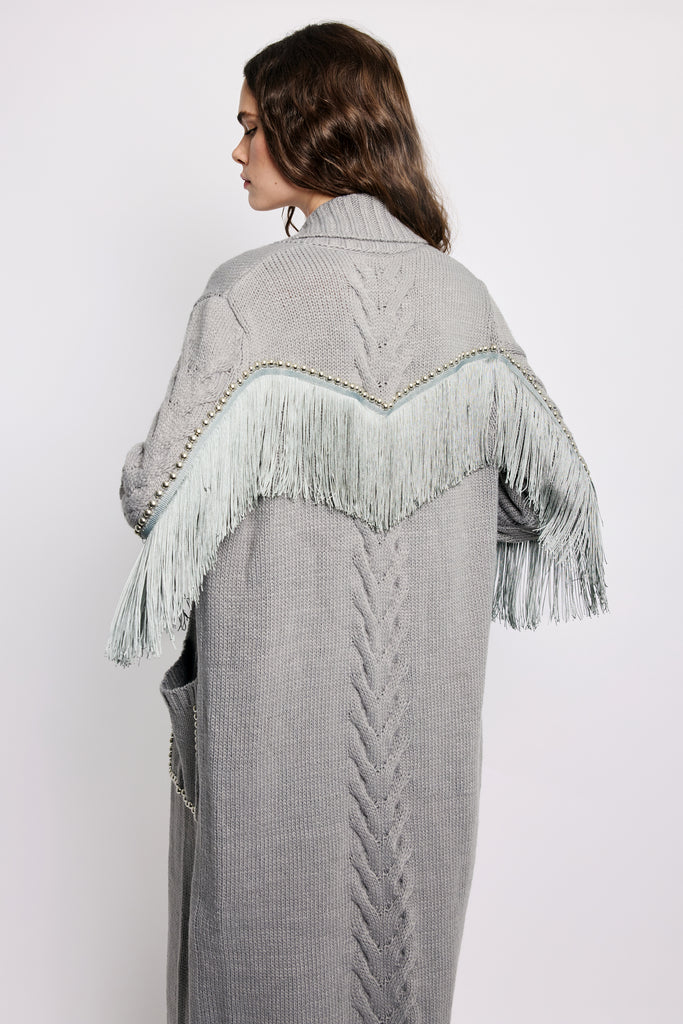 LIGHT GREY RODEO TRENCH — Understated Leather