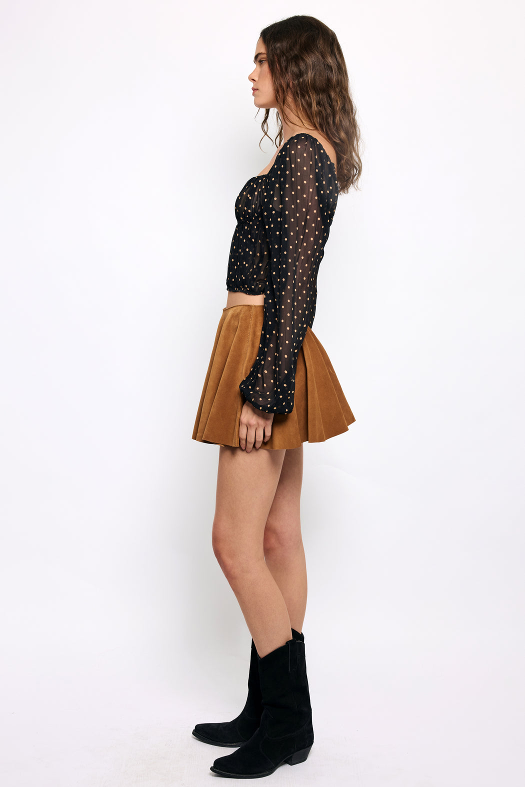SUGAR HIGH SUEDE SKIRT
