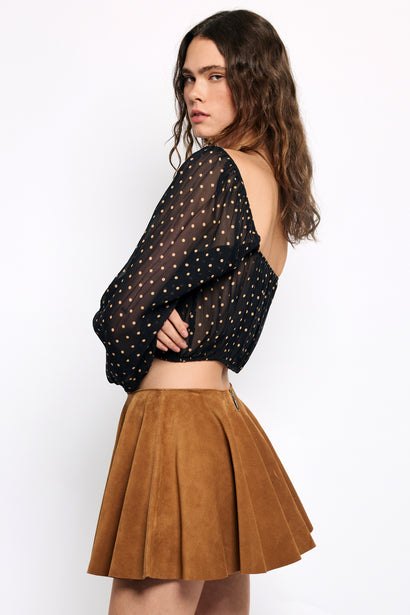SUGAR HIGH SUEDE SKIRT