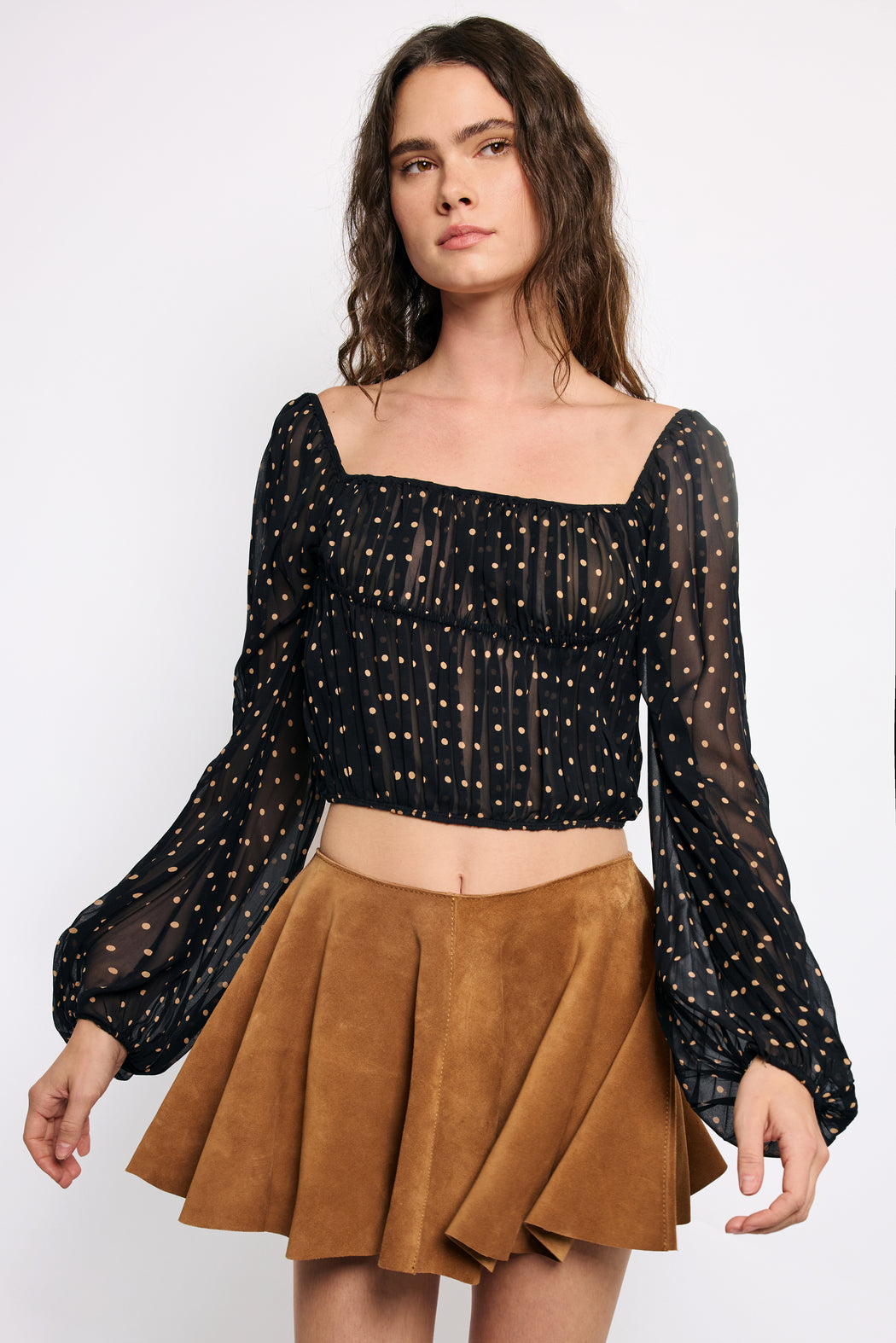 SUGAR HIGH SUEDE SKIRT