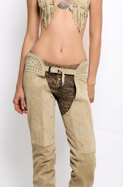 DUST DOME STUDDED CHAPS PANTS