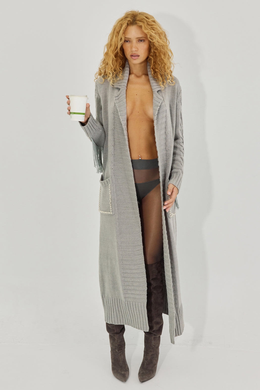 LIGHT GREY RODEO TRENCH