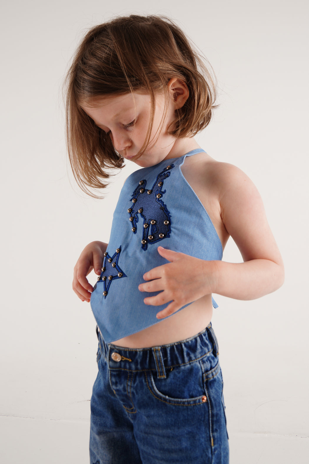 BACKLESS PATCH TOP