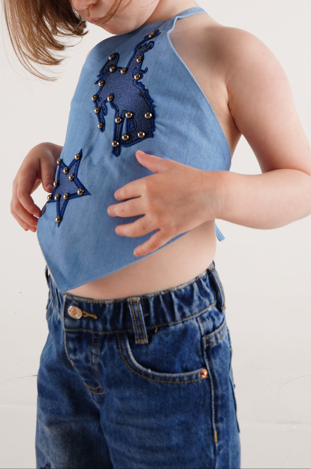 BACKLESS PATCH TOP