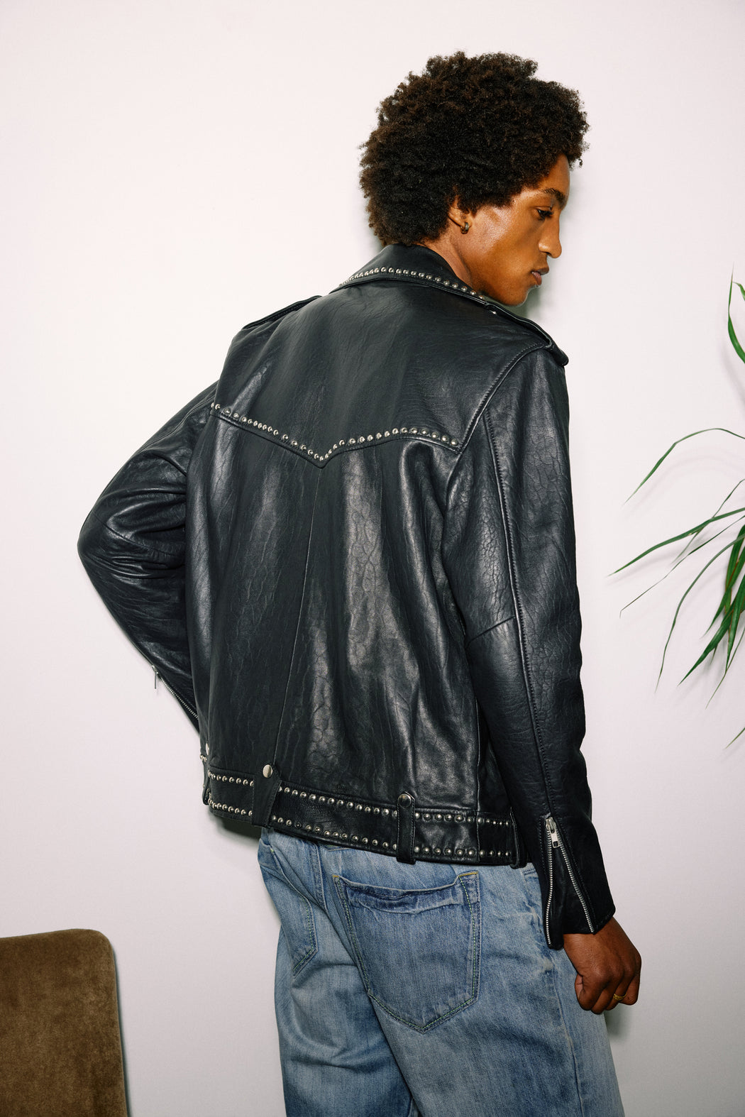 MENS PEBBLED JACKSON MOTO JACKET