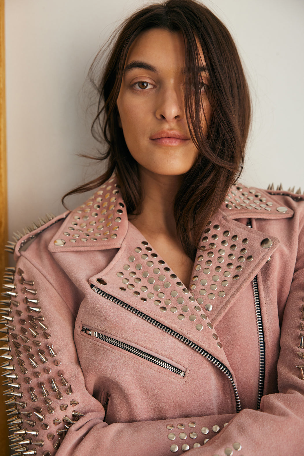 SWEET DREAMS SUEDE SPIKE JACKET