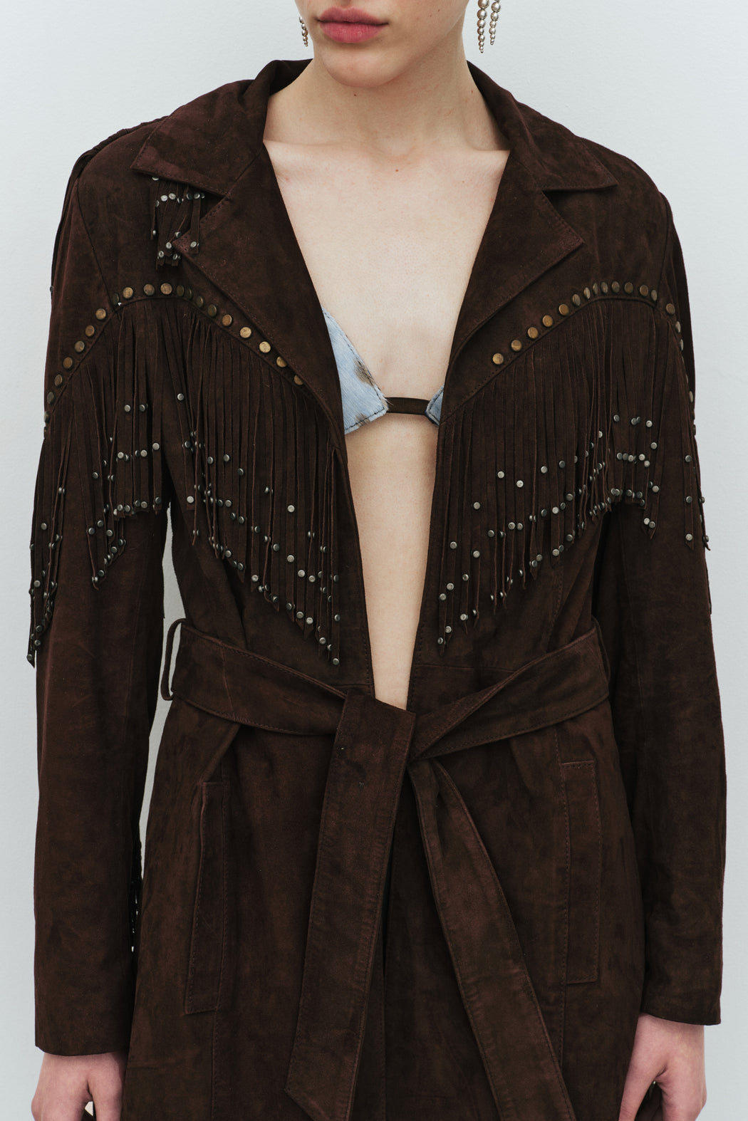 LEGACY SUEDE COAT IN BROWN