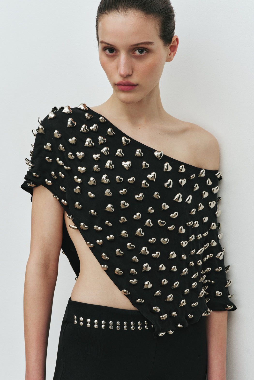 HEART CHARM PONCHO