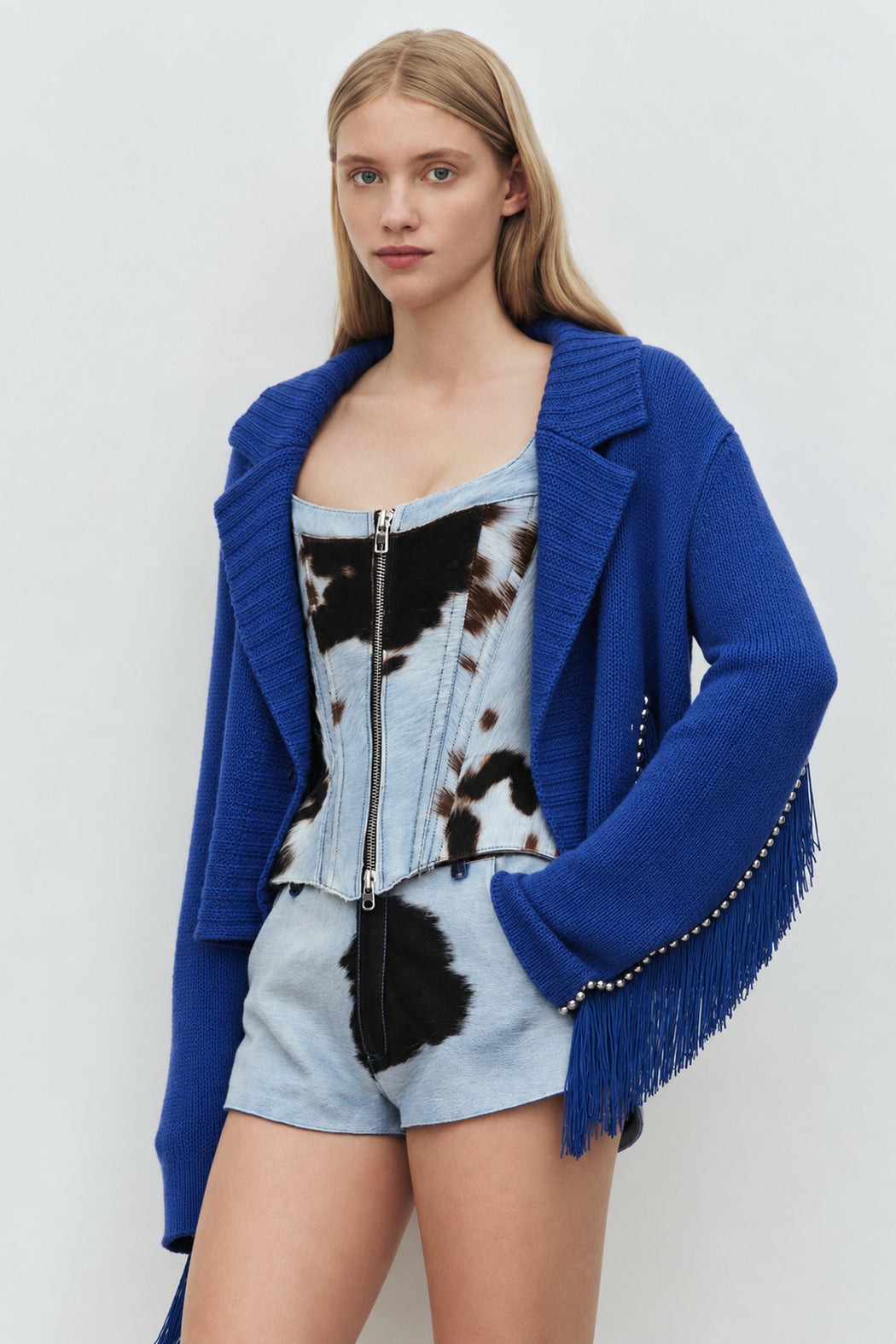 COBALT CROPPED RODEO TRENCH