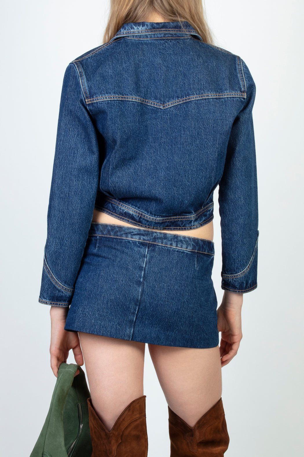 BANDIT DENIM MICRO MINI SKIRT