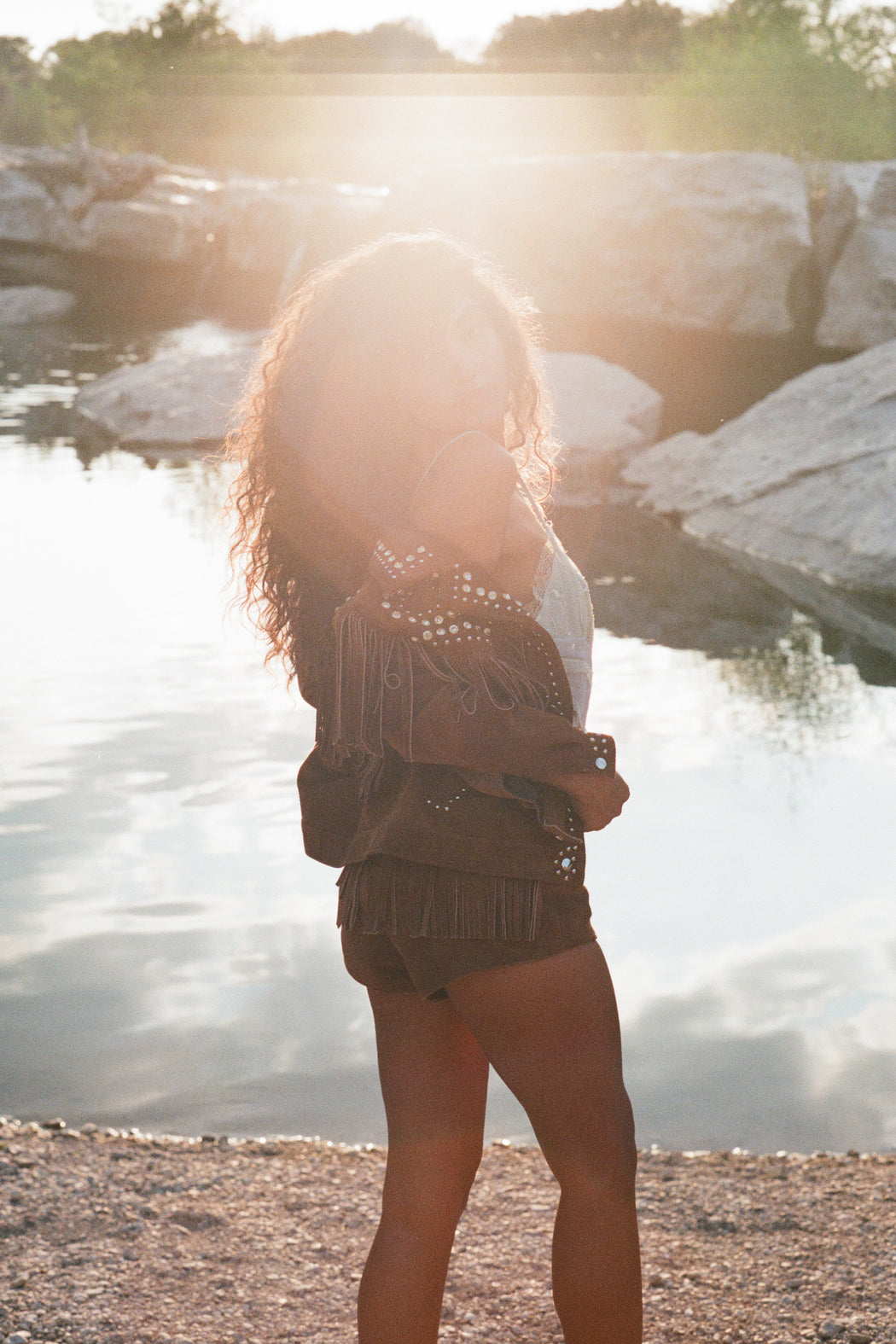 DIME STORE COWGIRL JACKET IN GINGERBREAD