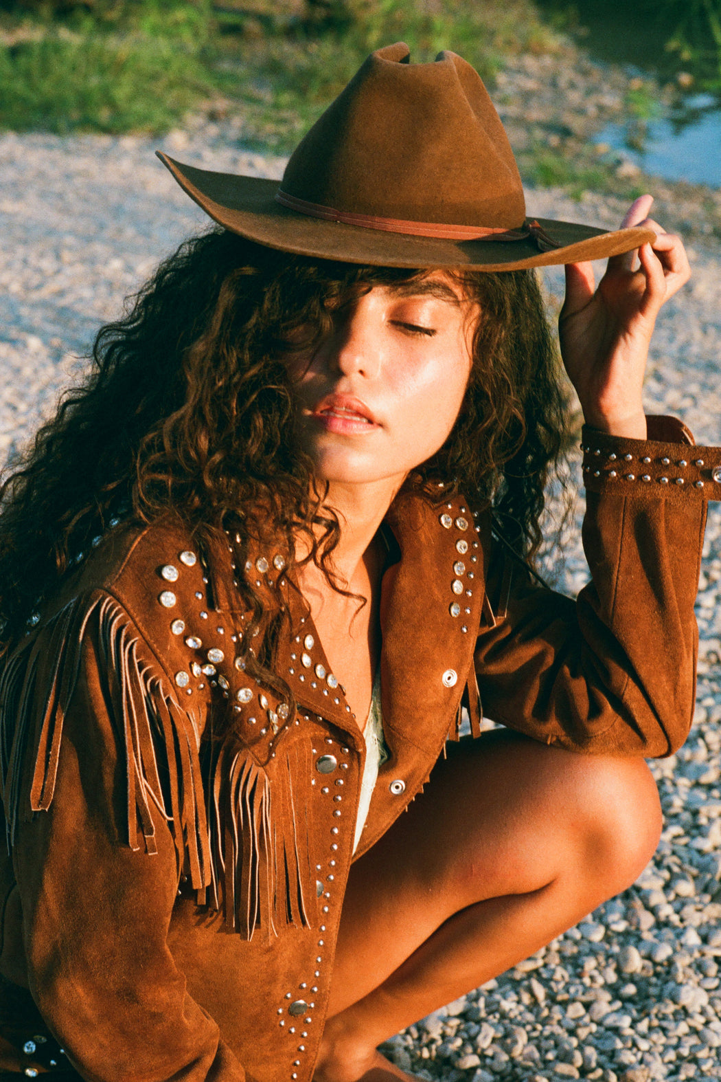 DIME STORE COWGIRL JACKET IN GINGERBREAD