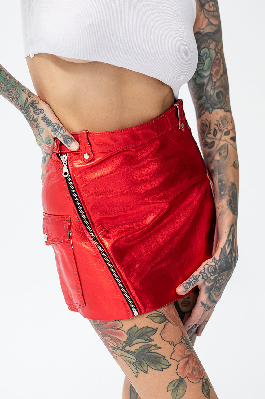 CHERRY BOMB MINI SKIRT