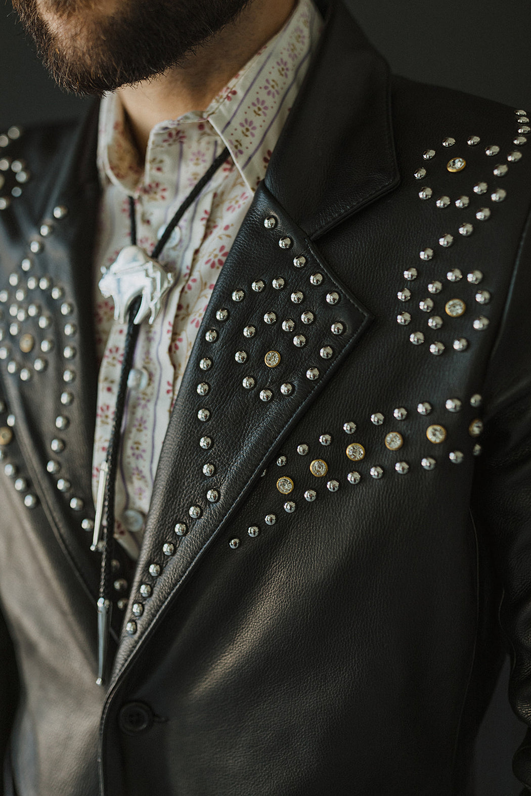 MENS STUDDED BLAZER