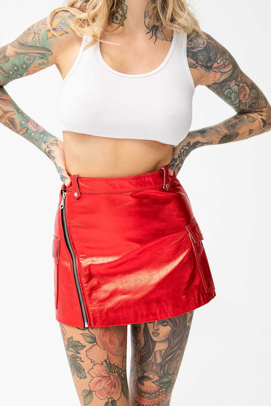 CHERRY BOMB MINI SKIRT