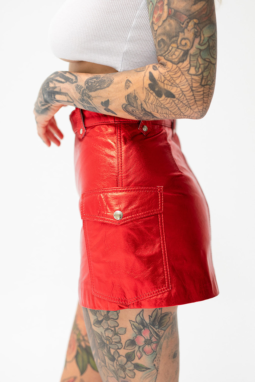 CHERRY BOMB MINI SKIRT