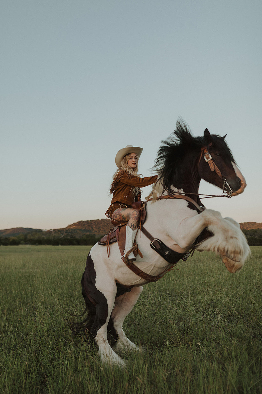 DIME STORE COWGIRL SHORT IN GINGERBREAD