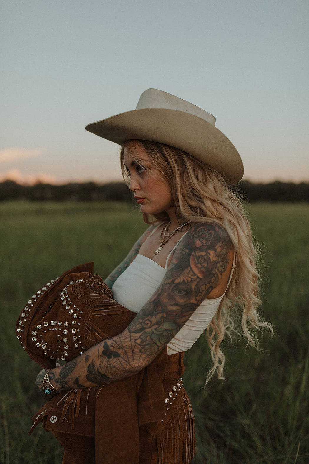 DIME STORE COWGIRL JACKET IN GINGERBREAD
