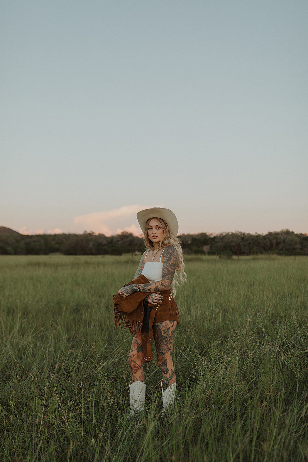 DIME STORE COWGIRL JACKET IN GINGERBREAD