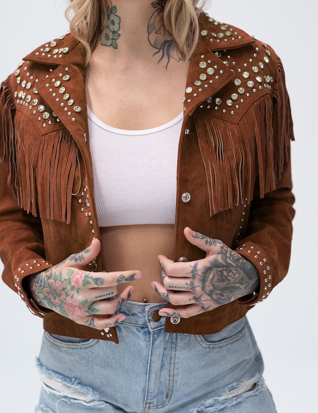 DIME STORE COWGIRL JACKET IN GINGERBREAD