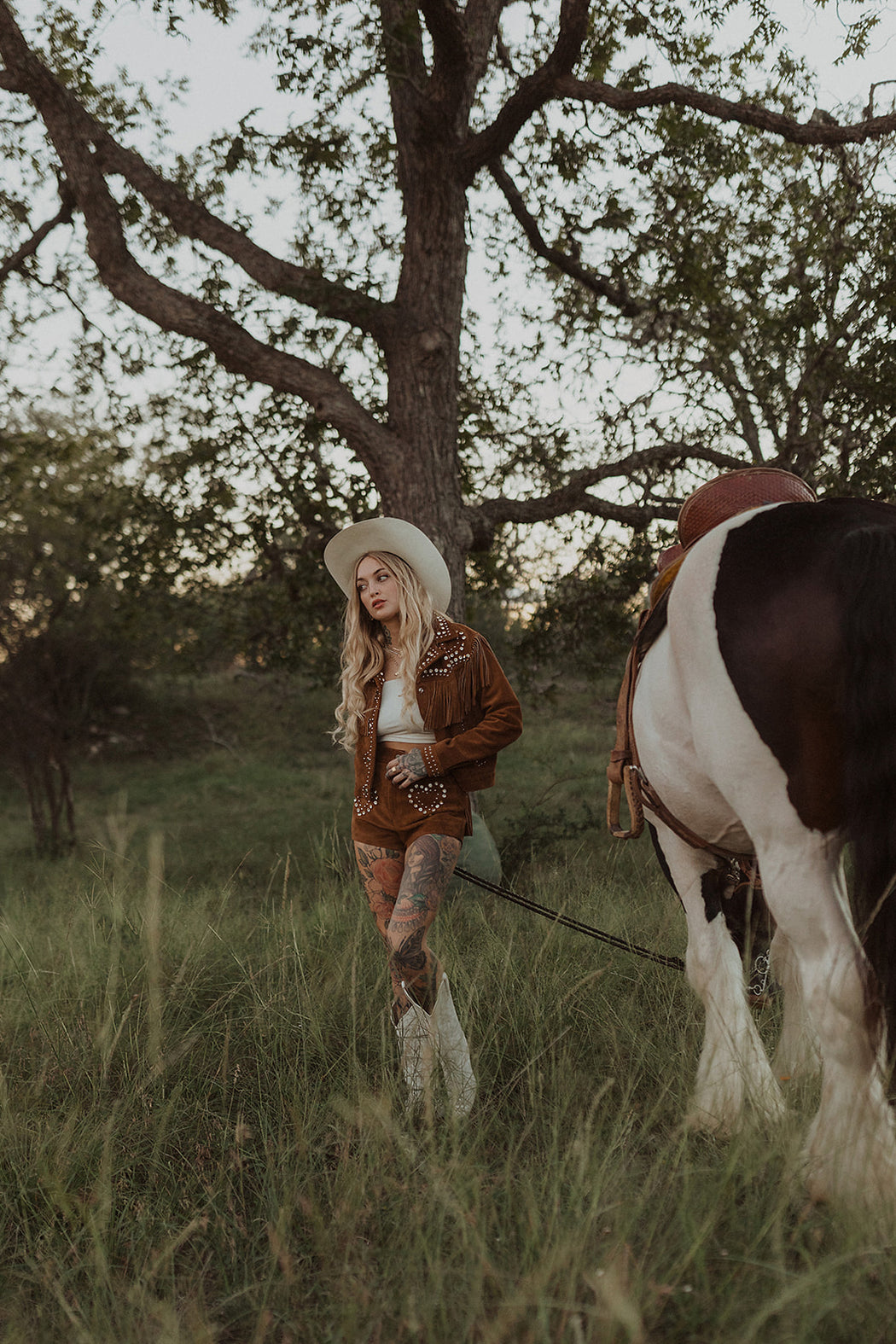DIME STORE COWGIRL JACKET IN GINGERBREAD
