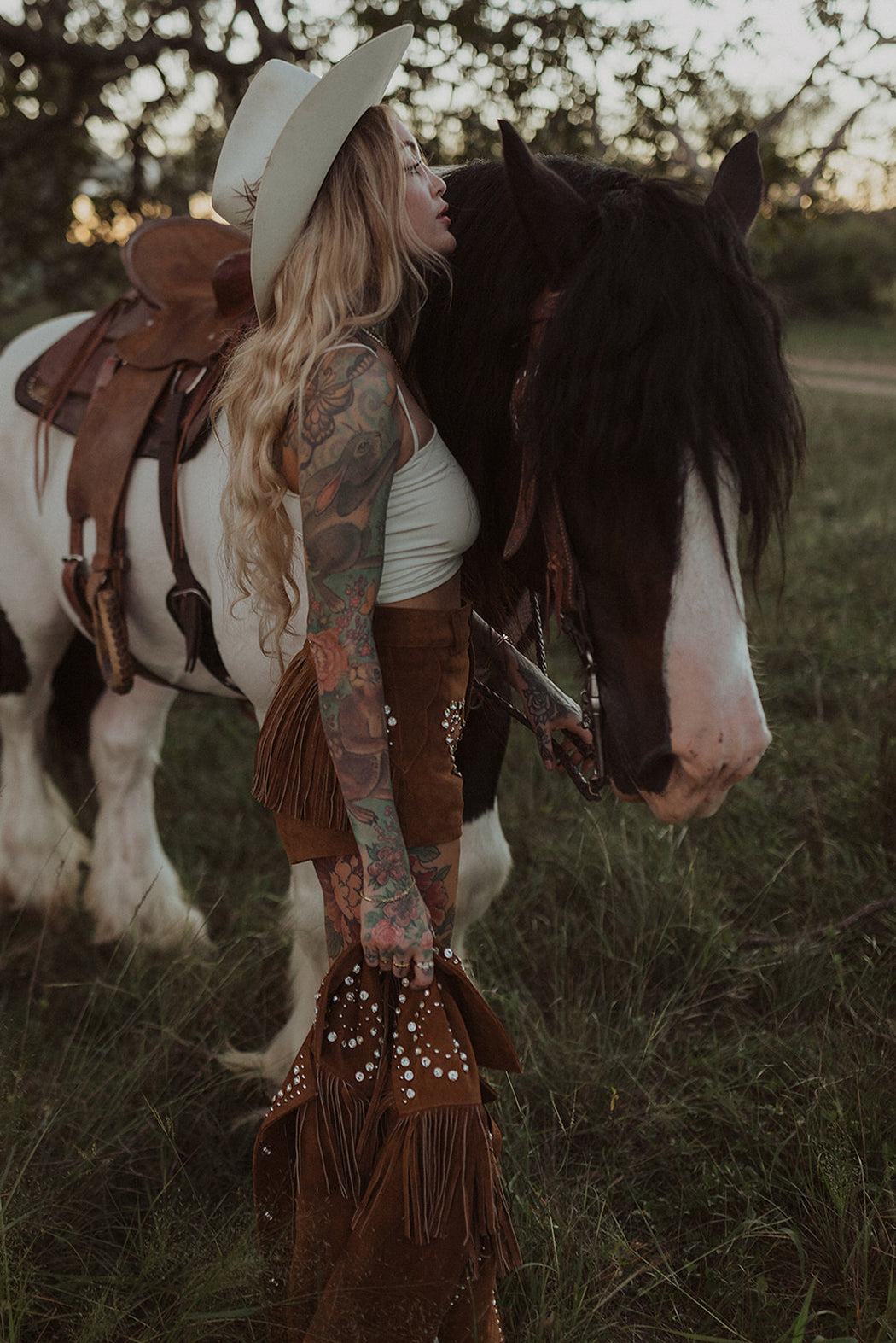 DIME STORE COWGIRL SHORT IN GINGERBREAD