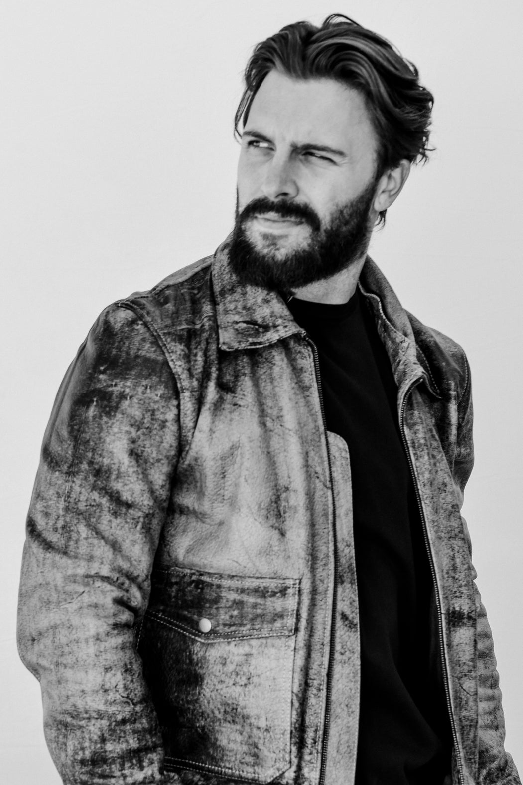MENS BLACK SPIRIT BOMBER
