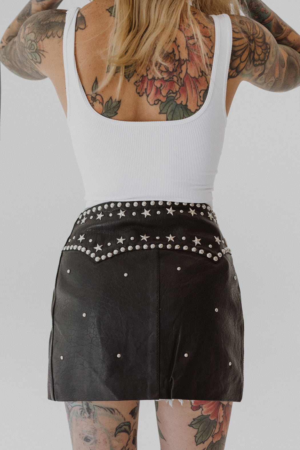 BADDIE CHAPS SKIRT