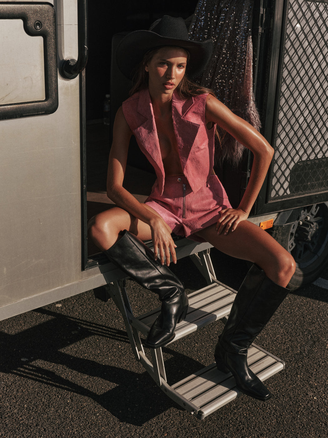 PONY HAIR PERFECT VEST