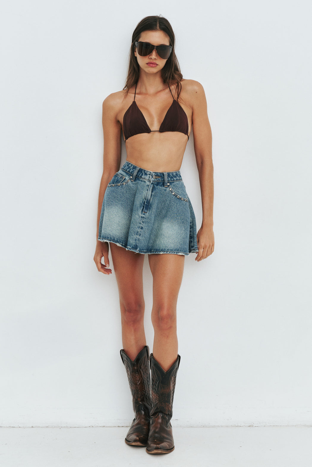 DAKOTA DENIM MINI SKIRT