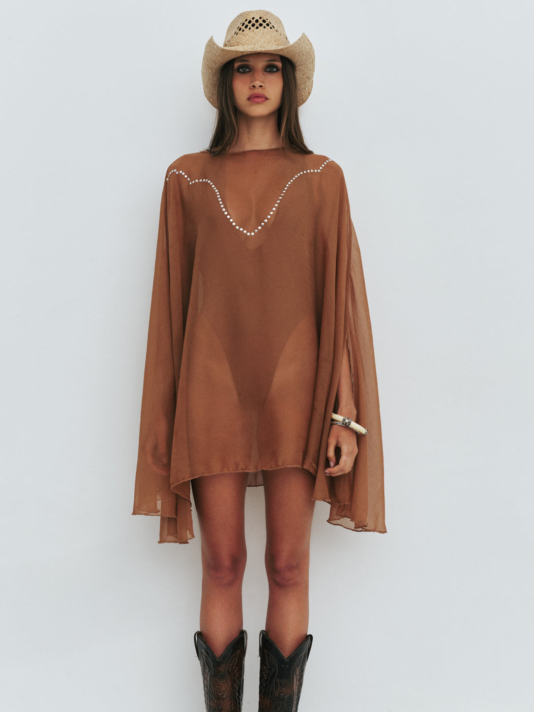 MOONSHINE SHEER PONCHO