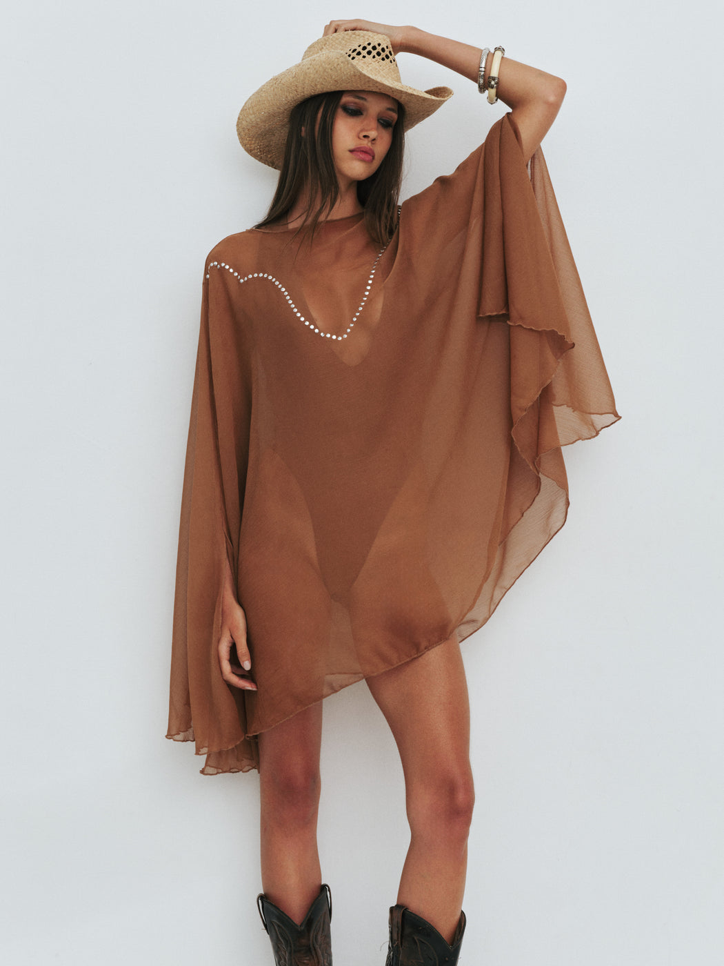 MOONSHINE SHEER PONCHO