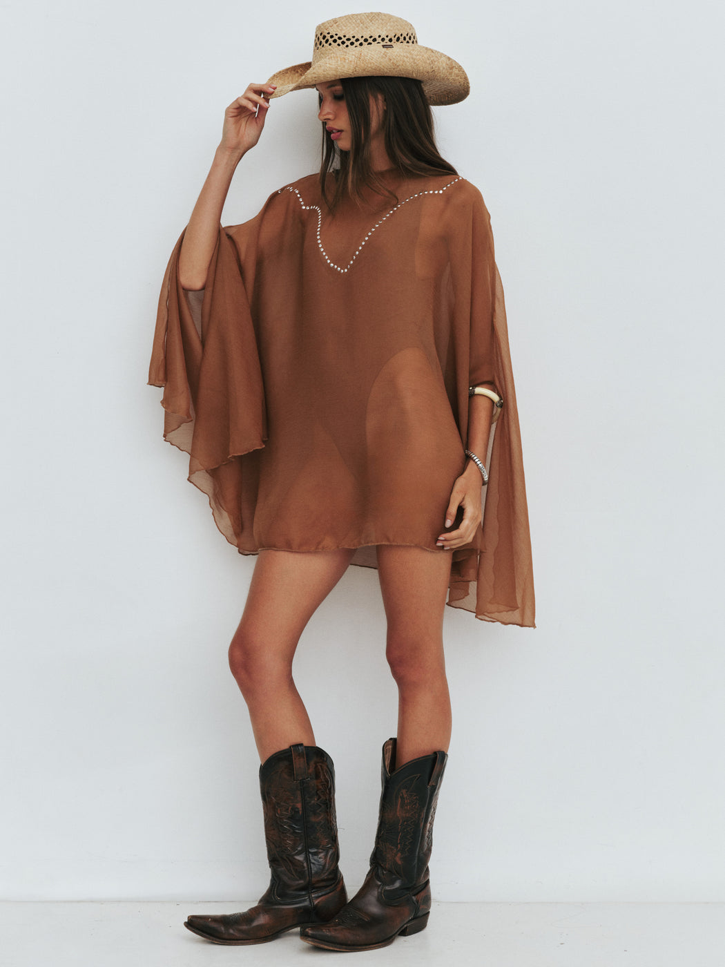 MOONSHINE SHEER PONCHO