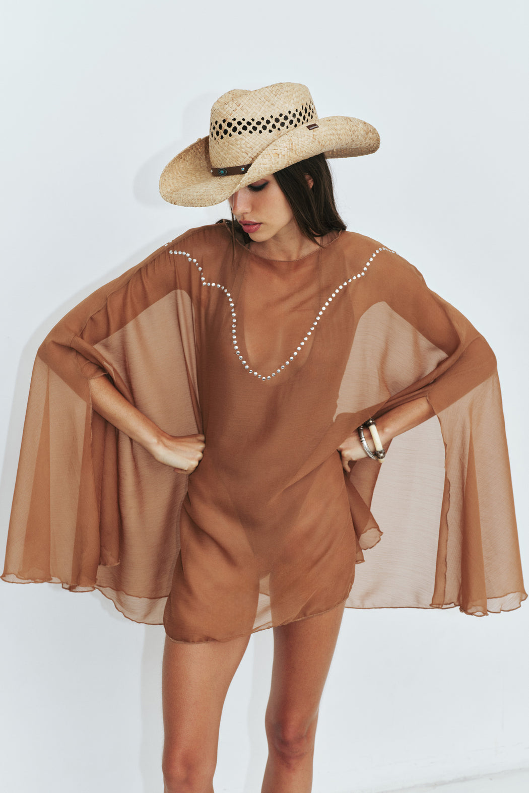 MOONSHINE SHEER PONCHO