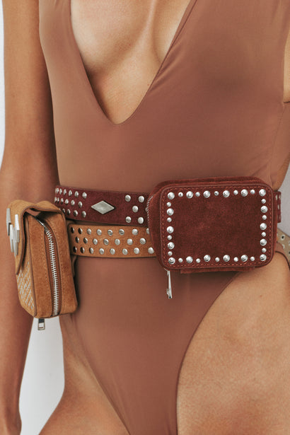 DAKOTA FESTIVAL BELT - BROWN