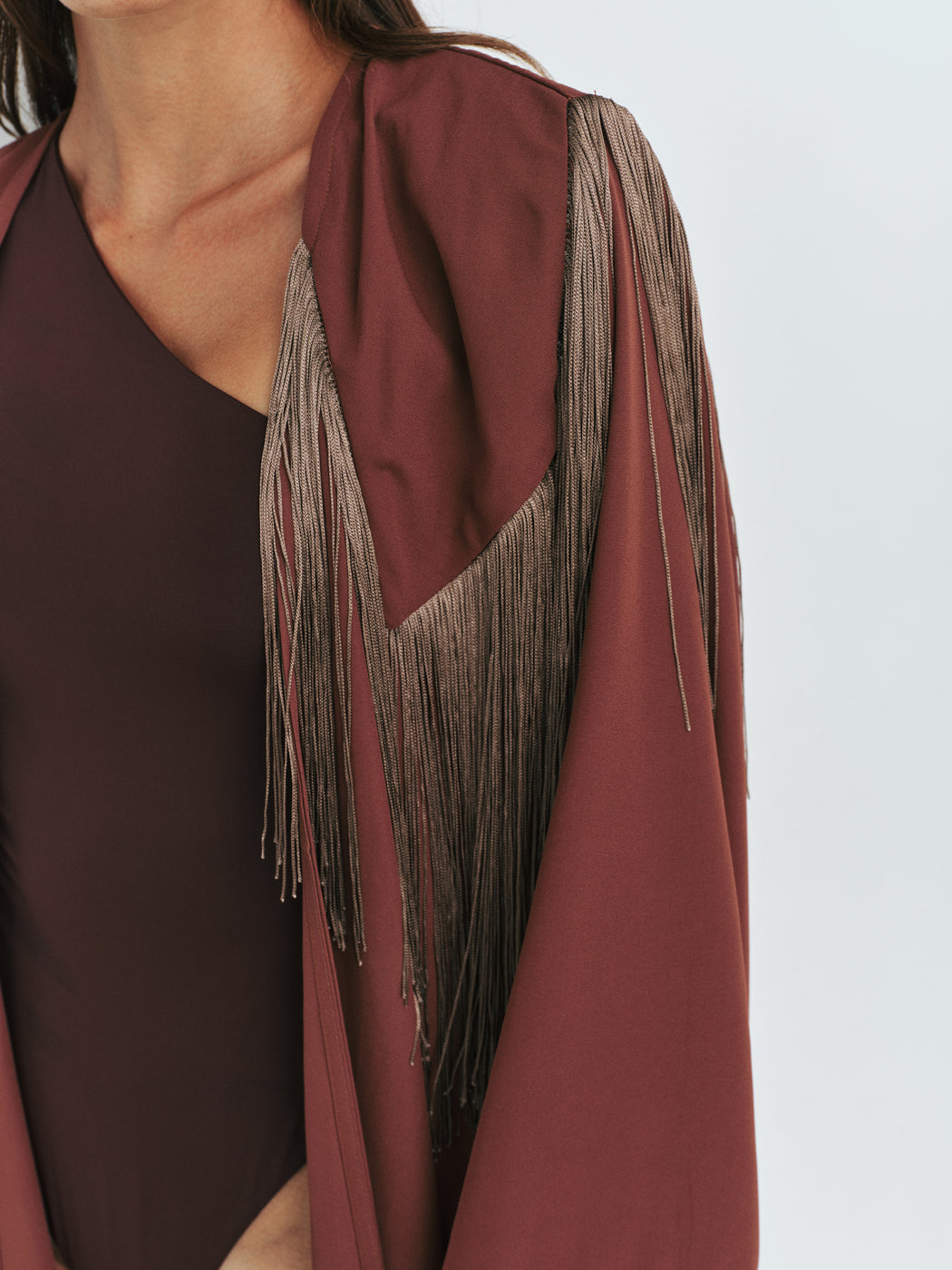 Fringe Robe CANYON FRINGE ROBE — Understated Leather