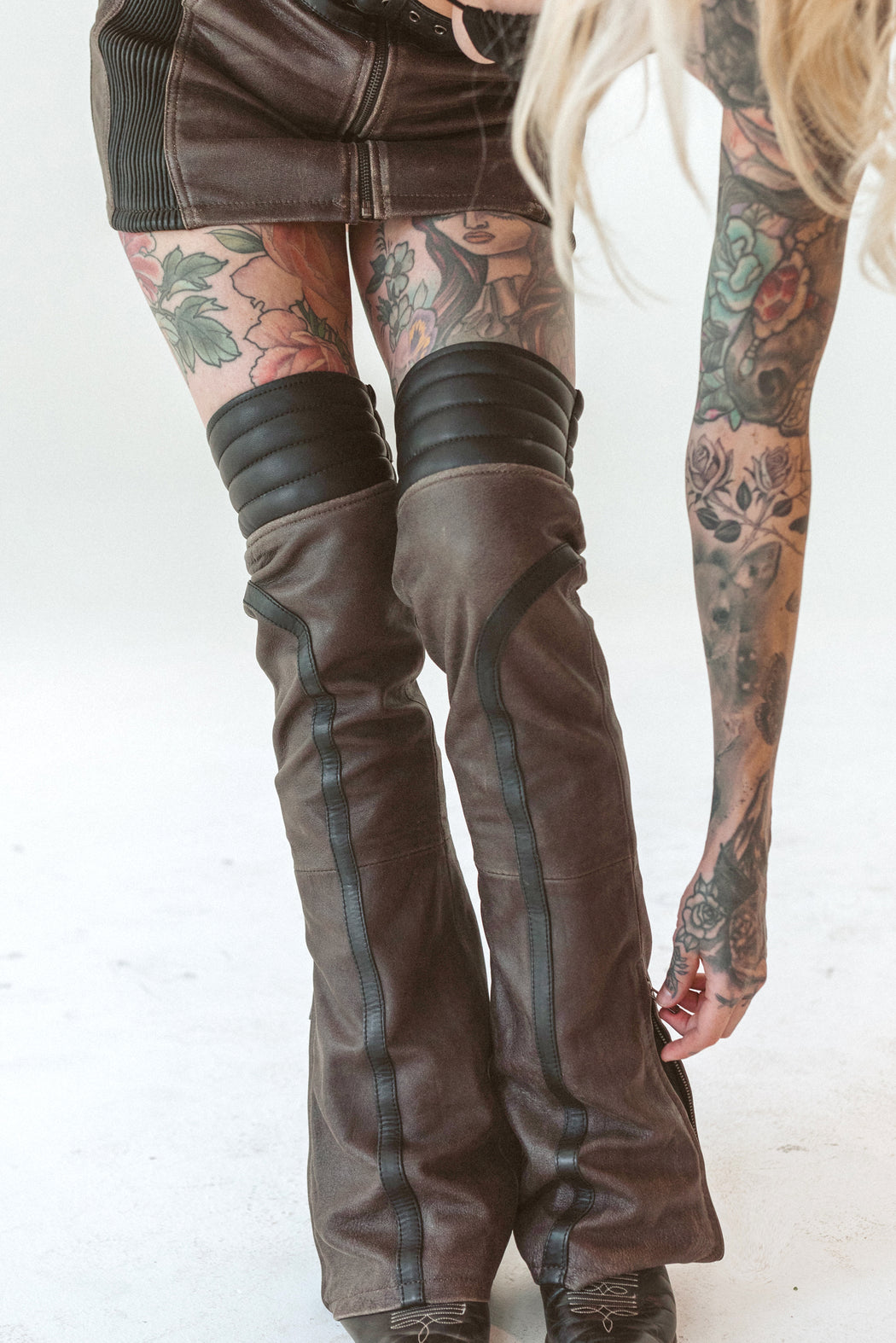 FINISH LINE BOOTCUT LEG WARMERS — Understated Leather