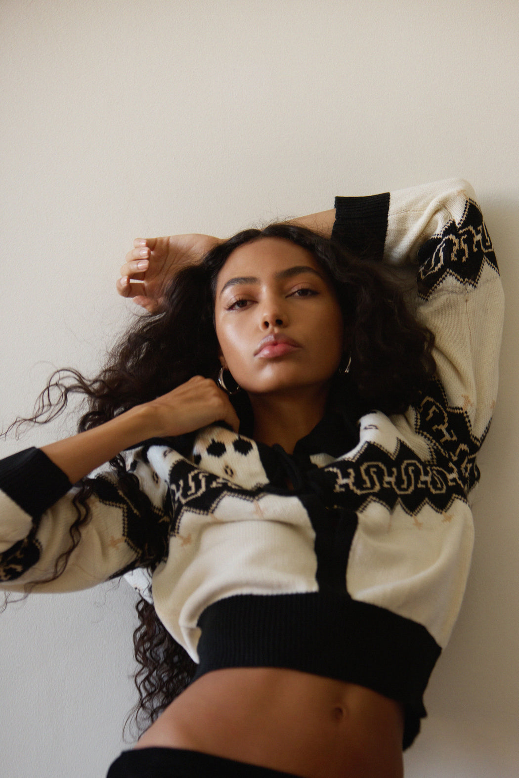NORDIC COWBOY SWEATER IN IVORY