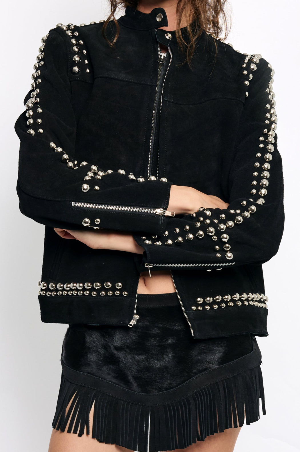STUDDED LOOKER JACKET