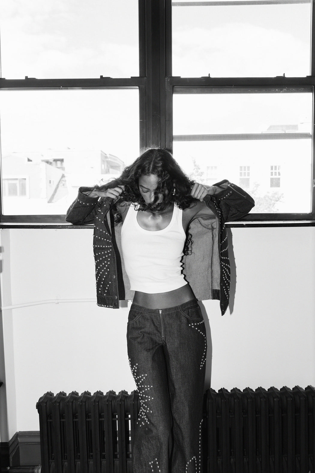 SUNBURST DENIM JACKET