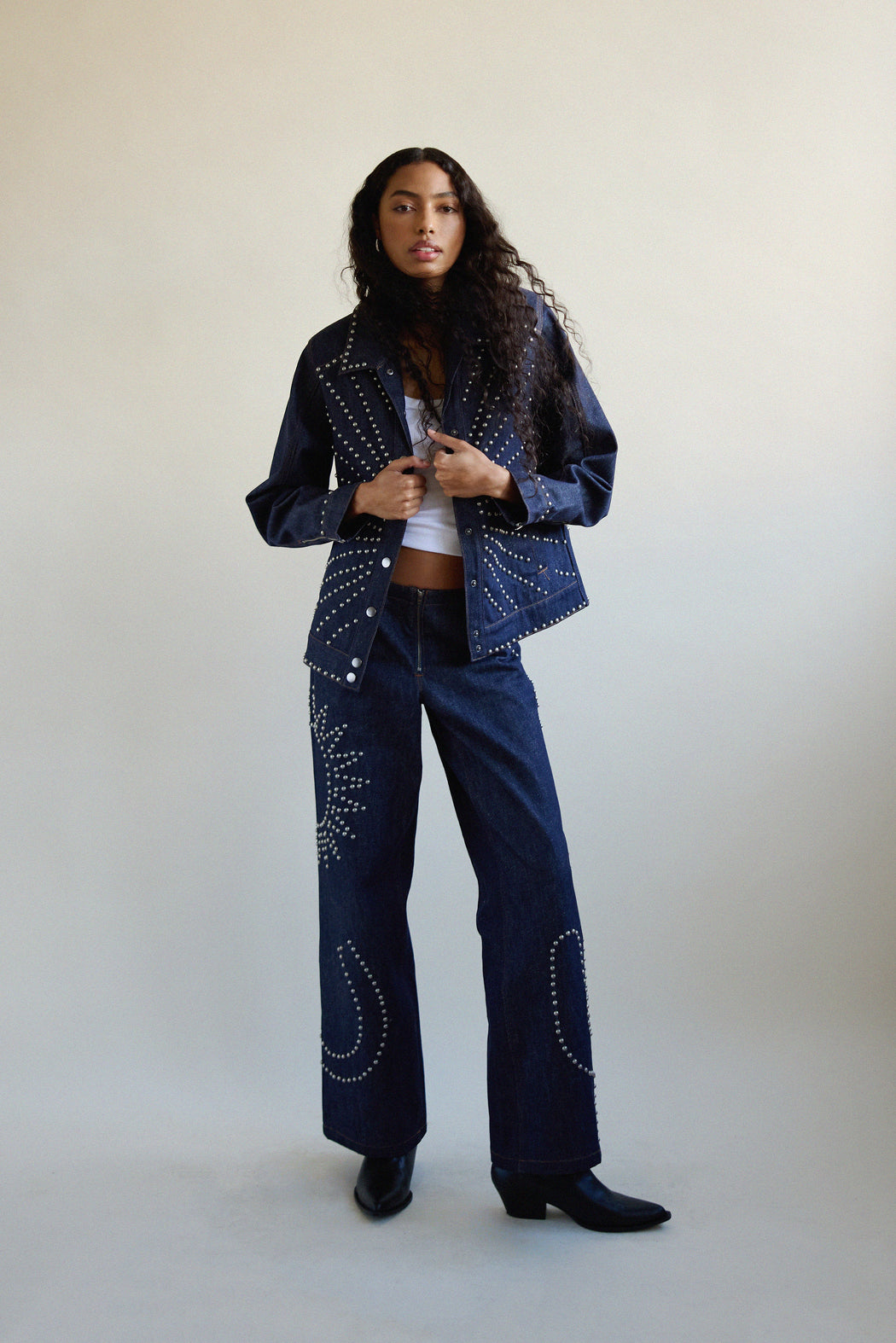 SUNBURST DENIM JACKET