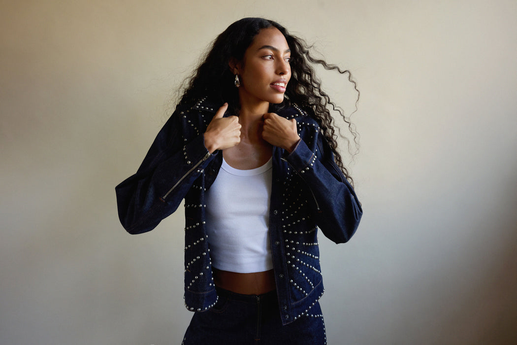 SUNBURST DENIM JACKET