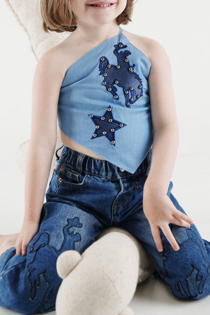 BACKLESS PATCH TOP