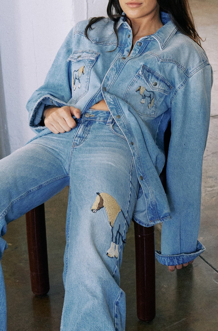 BLUE HORSEY JEANS