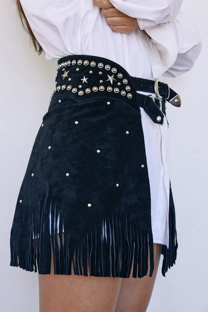 BLACK PARIS TEXAS CHAPSKIRT™
